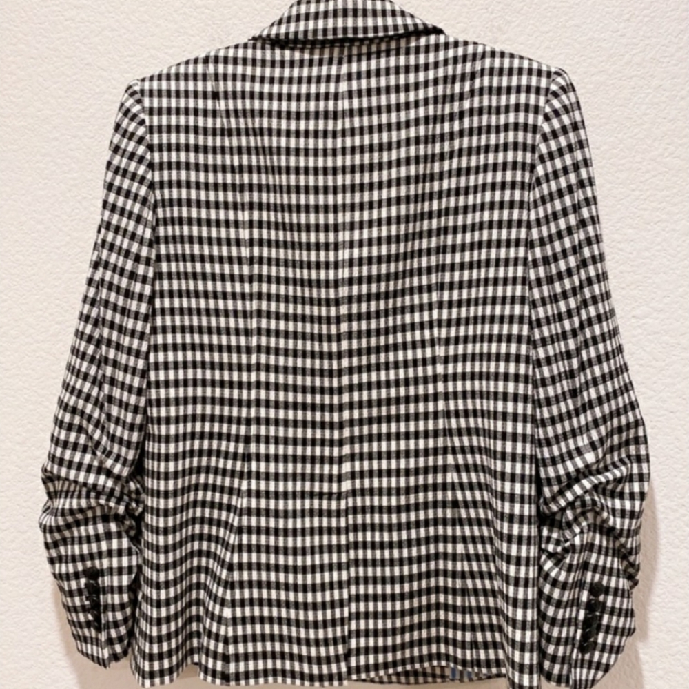 EUC Veronica Beard Caldwell Gingham Dickey Jacket - Picture 6 of 10